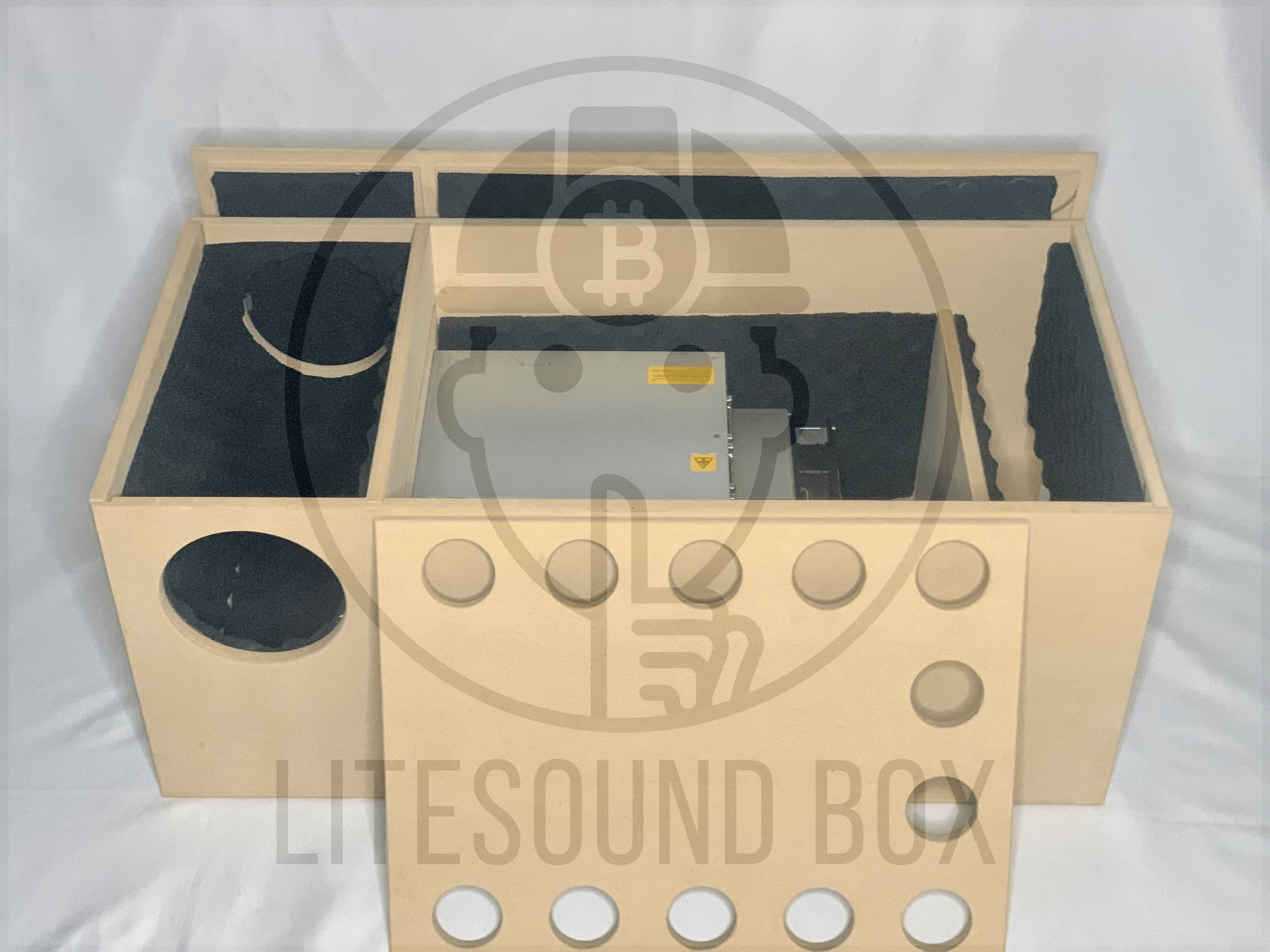 LiteSound Box Ses Yalıtım Kabini (S19 / L7) ASIC mining cihazı