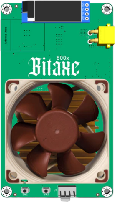 Bitaxe Gamma Turbo ASIC mining cihazı