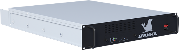 Bitdeer SealMiner DL1 Hydro ASIC mining cihazı