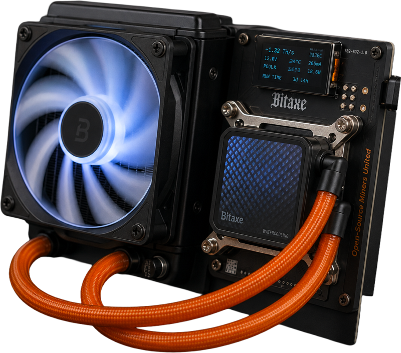 Bitaxe Gamma Hex ASIC mining cihazı