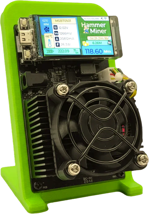 PlebSource Hammer Miner Scrypt ASIC mining cihazı